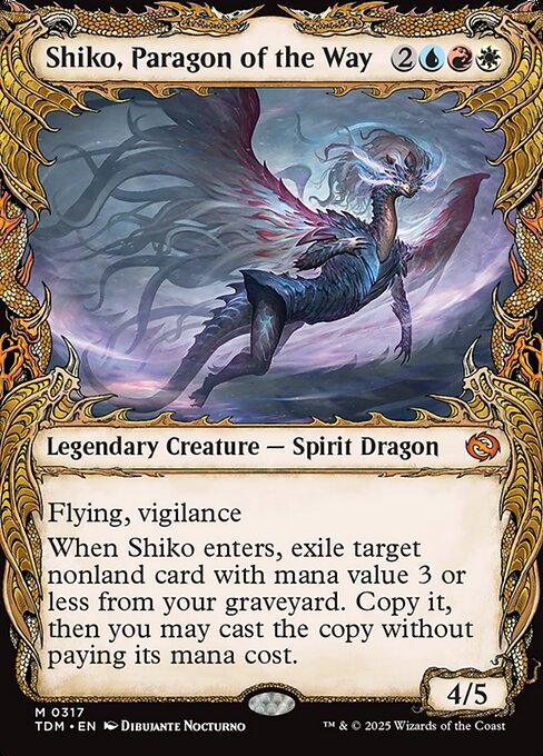 Shiko, Paragon of the Way - Tarkir: Dragonstorm #317 - Showcase Non-Foil — product image