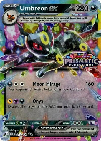 Umbreon ex - 060/131 (Prismatic Evolutions Stamp) - Miscellaneous Cards & Products #060/131 - Foil