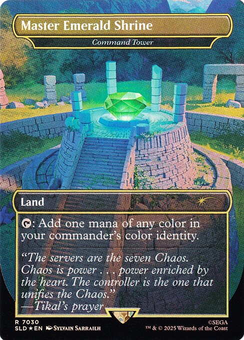 Command Tower - Secret Lair Drop #7030 - Borderless Foil — product image