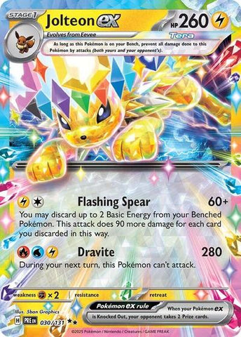 Jolteon ex - 030/131 - SV: Prismatic Evolutions #030/131 - Foil