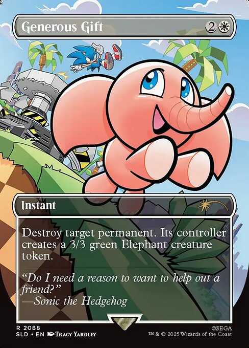 Generous Gift - Secret Lair Drop #2088 - Borderless Foil — product image