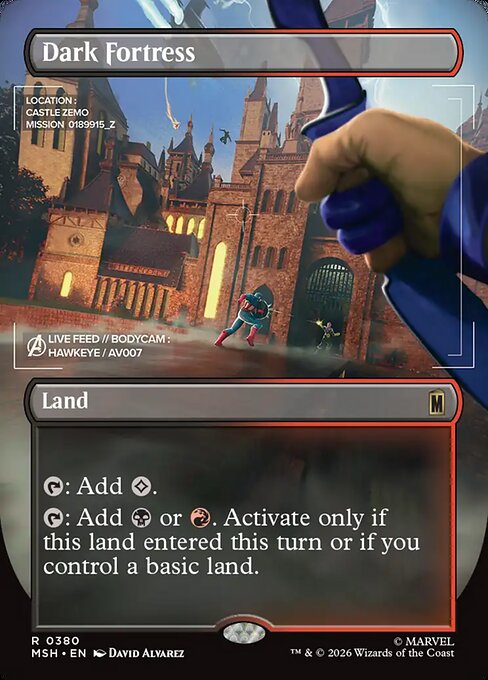 Dark Fortress - Marvel Super Heroes #380 - Borderless Foil — product image