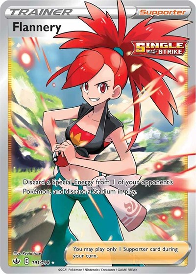 Flannery (Full Art) - SWSH06: Chilling Reign #191/198 - Foil — product image