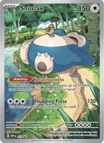 Snorlax - 051 - SV: Scarlet & Violet Promo Cards #051 - Foil