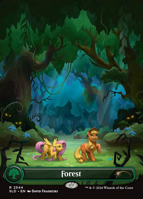Forest - Secret Lair Drop #2544 - Borderless Foil — product image