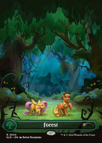 Forest - Secret Lair Drop #2544 - Borderless Foil
