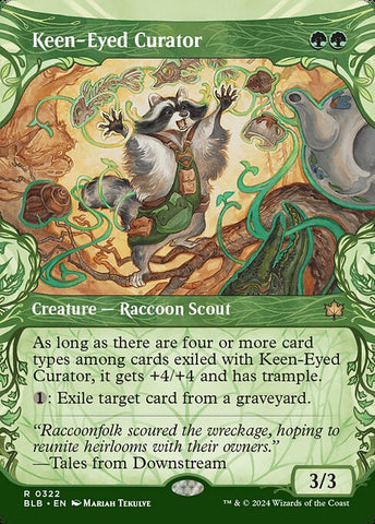 Keen-Eyed Curator - Bloomburrow #322 - Showcase Non-Foil