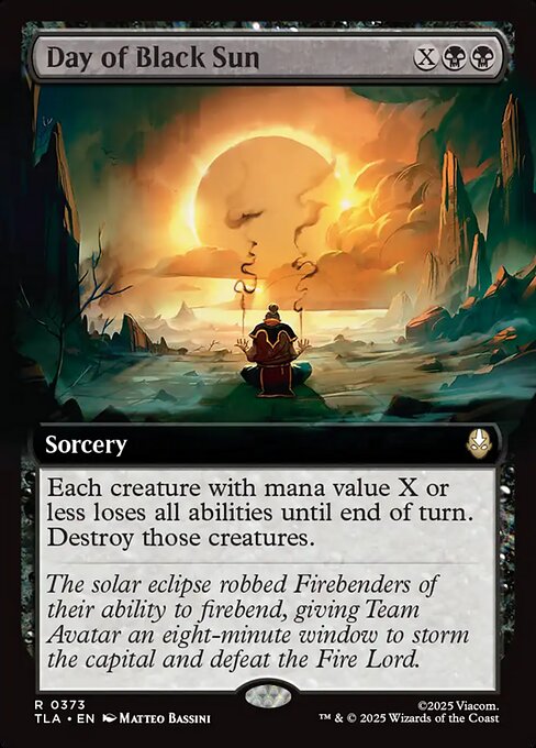 Day of Black Sun - Avatar: The Last Airbender #373 - Extended Art Non-Foil — product image