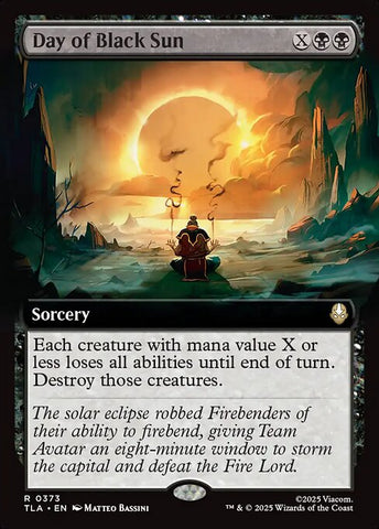 Day of Black Sun - Avatar: The Last Airbender #373 - Extended Art Non-Foil