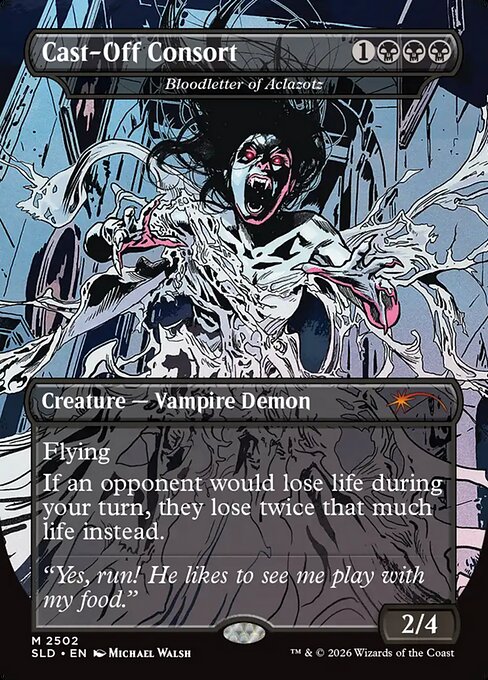 Bloodletter of Aclazotz - Secret Lair Drop #2502 - Borderless Foil — product image