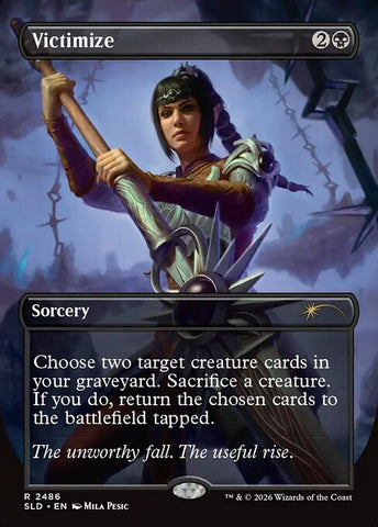 Victimize - Secret Lair Drop #2486 - Borderless Foil