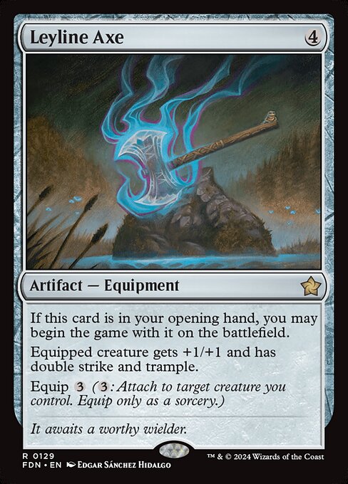Leyline Axe - Foundations #129 - Non-Foil — product image