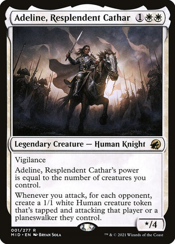 Adeline, Resplendent Cathar - Innistrad: Midnight Hunt #1 - Foil