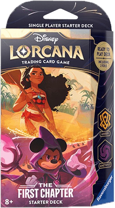 Disney Lorcana: The First Chapter Starter Deck (Amber & Amethyst) — product image