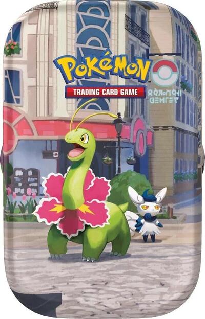 Lumiose City Mini Tin [Meganium & Meowstic] — product image