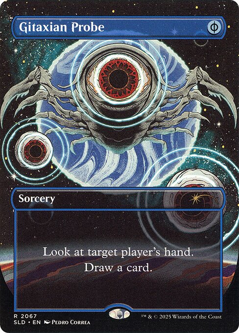 Gitaxian Probe - Secret Lair Drop #2067 - Borderless Foil — product image