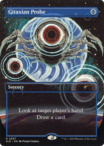 Gitaxian Probe - Secret Lair Drop #2067 - Borderless Foil