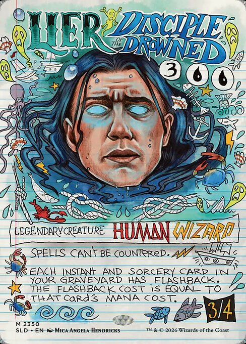 Lier, Disciple of the Drowned - Secret Lair Drop #2350 - Foil — product image