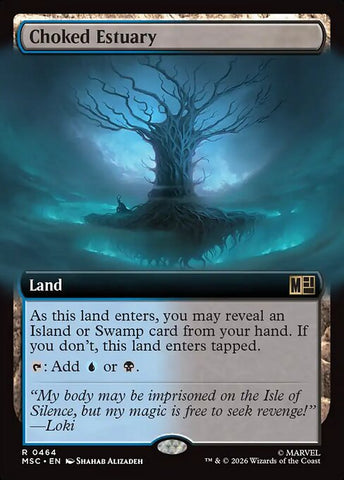 Choked Estuary - Marvel Super Heroes Commander #464 - Extended Art Non-Foil