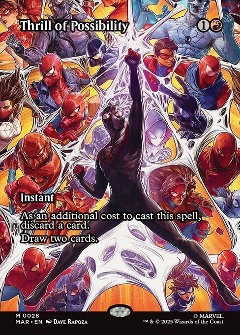 Thrill of Possibility - Marvel Universe #28 - Borderless Non-Foil — product image
